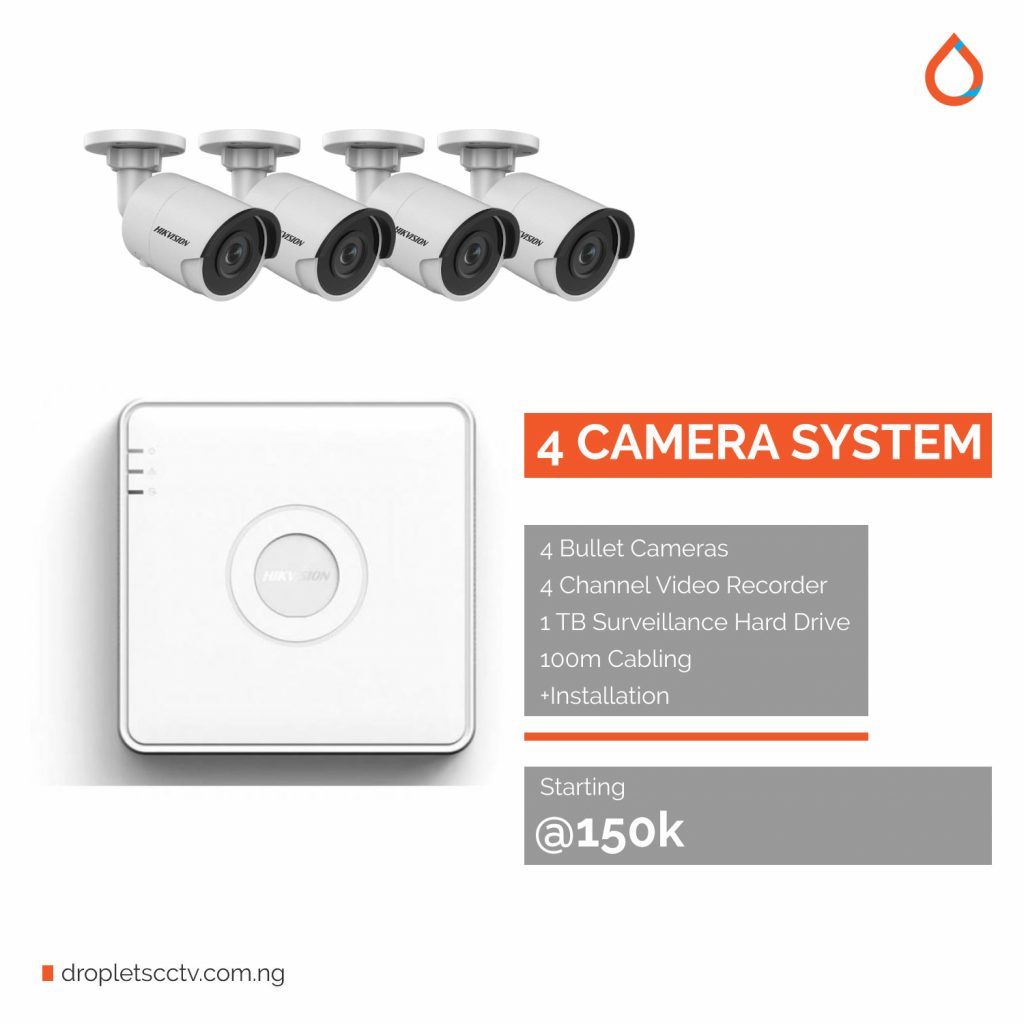 Droplets-CCTV-Pricing-and-cost-in-Port-Harcourt-4-channel-system CCTV installation in port harcourt