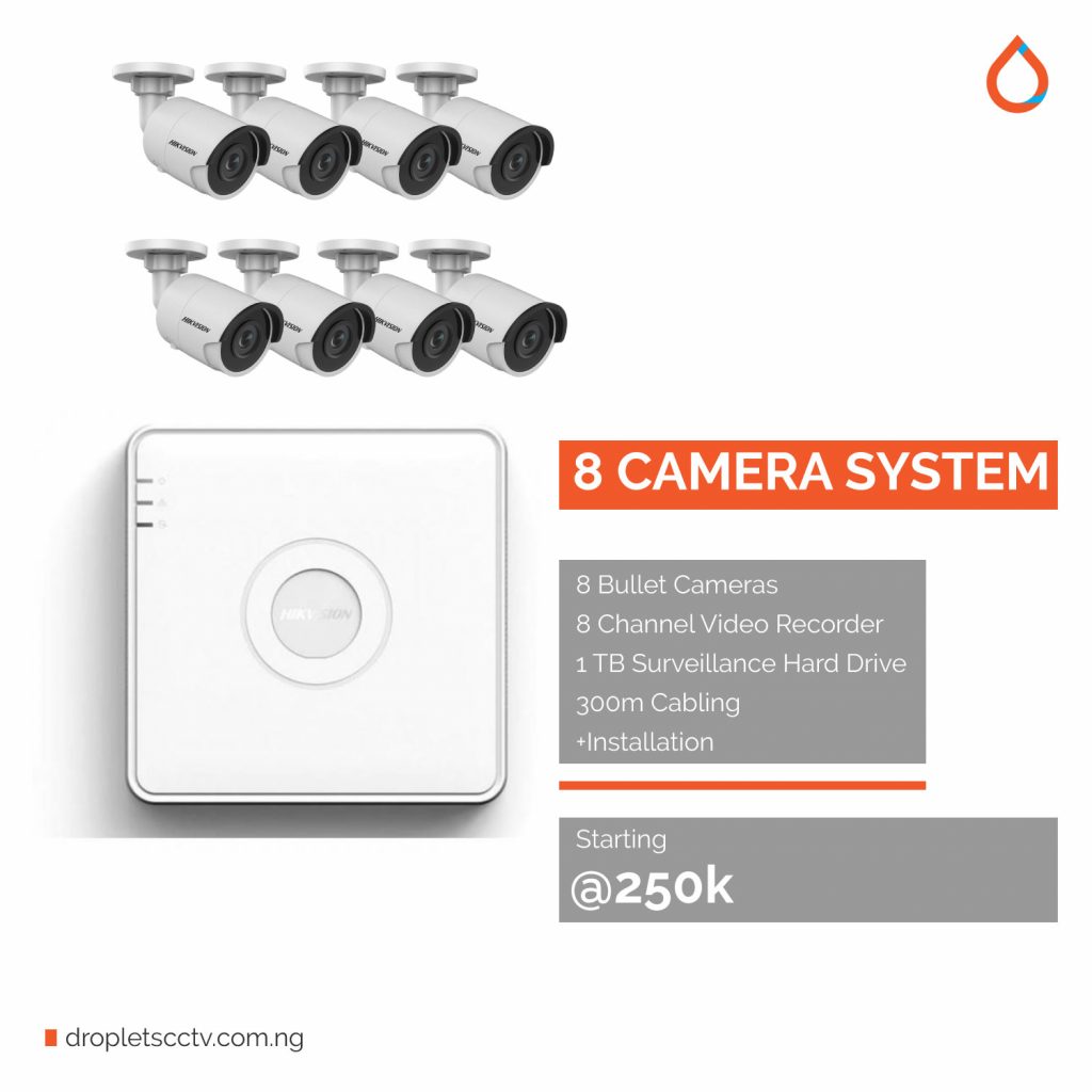 Droplets-CCTV-Pricing-and-cost-in-Port-Harcourt-8-channel-system cctv installation in port harcourt